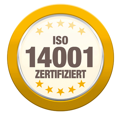ISO 14001 zertifiziert