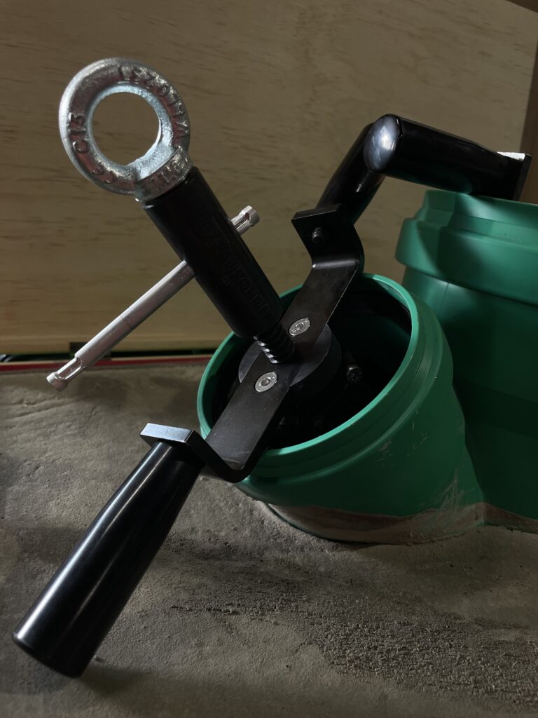 Excalirohr Rohrauszieher in der Anwendung